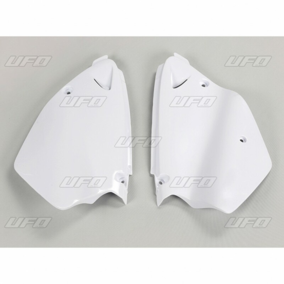 Plaques latérales - Blanc - UFO Yamaha 125 250 YZ 1996-2001