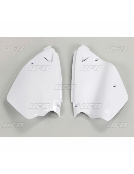 Plaques latérales - Blanc - UFO Yamaha 125 250 YZ 1996-2001