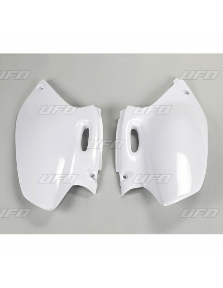 Plaques latérales - Blanc - UFO Yamaha 250 YZF/WRF 2001-2002 / 400 426 YZF/WRF 1998-2002