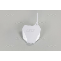 Plaque avant - Blanc - UFO Yamaha 125 250 YZ 2000-2005 / 250 YZF 2001-2005 / 426 YZF 2000-2002 / 450 YZF 2003-2005