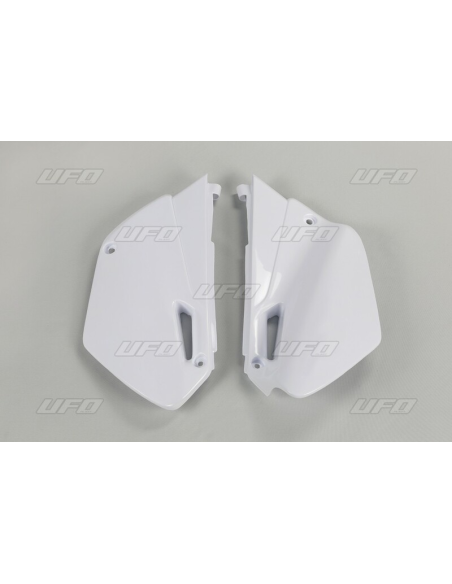 Plaques latérales - Blanc - UFO Yamaha 85 YZ 2002-2014