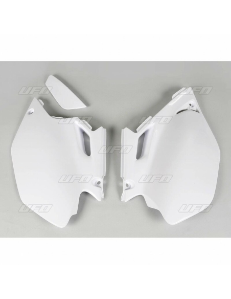 Plaques latérales - Blanc - UFO Yamaha 250 450 WRF 2003-2006