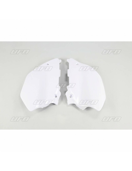 Plaques latérales - Blanc - UFO Yamaha 125 250 YZ/WRZ 2006-2014