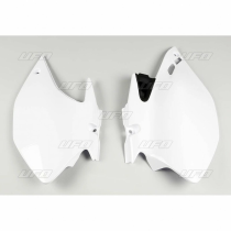 Plaques latérales - Blanc - UFO Yamaha 250 WRF 2007-2014 / 450 WRF 2007-2011