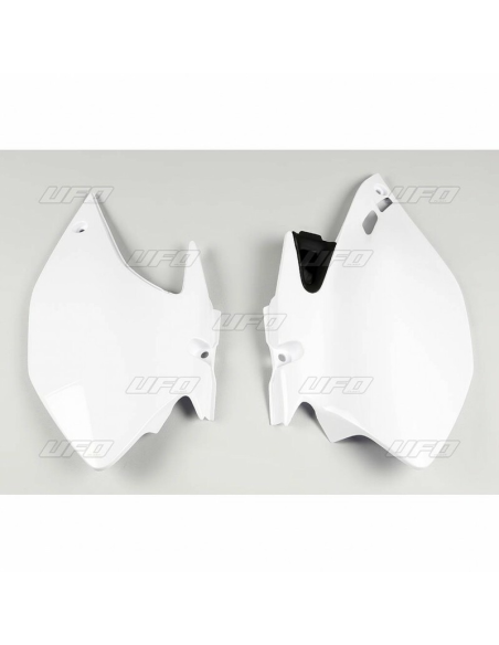 Plaques latérales - Blanc - UFO Yamaha 250 WRF 2007-2014 / 450 WRF 2007-2011