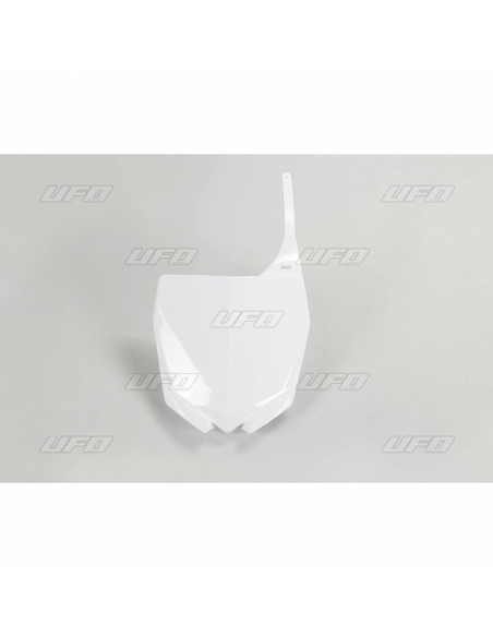 Plaque avant - Blanc - UFO Yamaha 125 250 YZ 2015-2018 / 250 YZF 2010-2018 / 450 YZF 2010-2017
