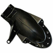 Plaque interne de garde boue arrière - Noir - UFO Yamaha 450 YZF 2010-2013