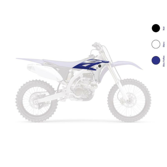 Ouies de radiateur - Blanc - UFO Yamaha 250 YZF 2011-2013 / 450 WRF 2012-2015