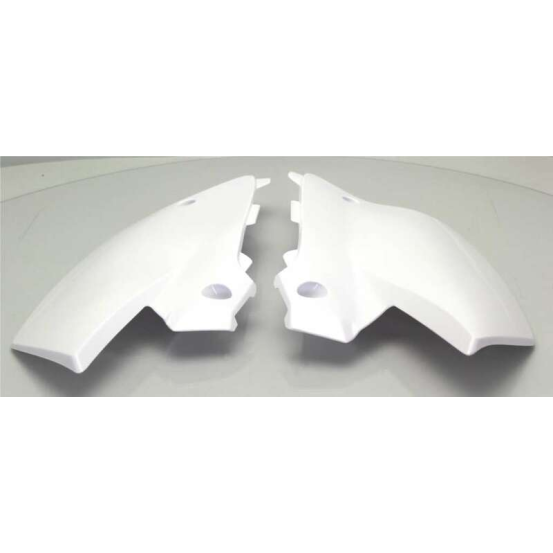 Plaques latérales - Blanc - UFO Réplica 4T Yamaha 125 250 YZ 2003-2014