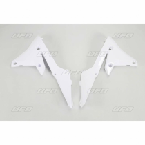 Ouies de radiateur - Blanc - UFO Yamaha 250 YZF 2014-2018 / 450 YZF 2014-2017 / 250 450 WRF 2016-2018