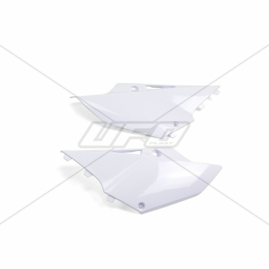 Plaques latérales - Blanc - UFO Yamaha 125 250 YZ 2015-2018