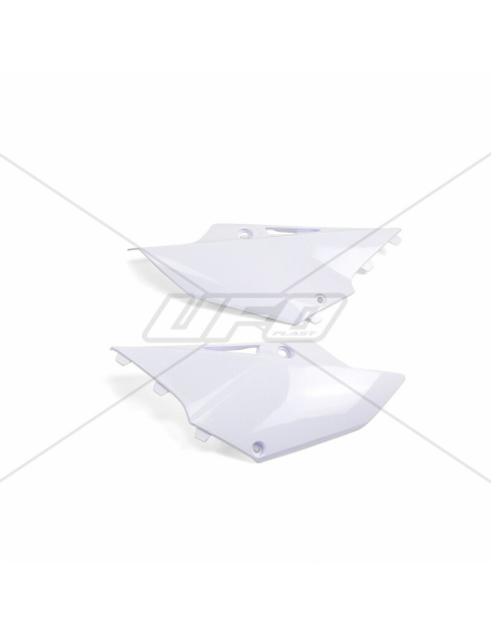 Plaques latérales - Blanc - UFO Yamaha 125 250 YZ 2015-2018