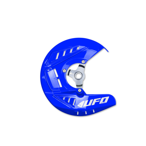 Protection disque - Bleu - UFO OVERSIZE avec platine aluminium Yamaha 250 / 450 YZF 2014-2026