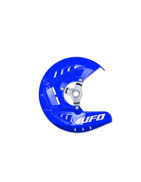 Protection disque - Bleu - UFO OVERSIZE avec platine aluminium Yamaha 250 / 450 YZF 2014-2026