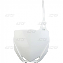 Plaque avant - Blanc - UFO Yamaha 65 YZ 2019-2021 / 85 YZ 2015-2020