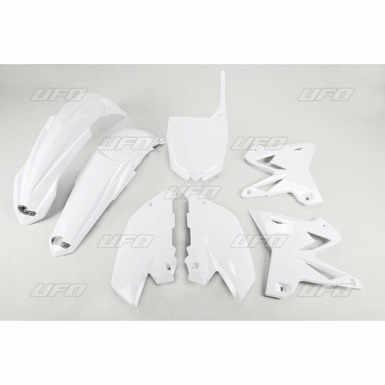 Kit Plastiques - Blanc - UFO restylé Yamaha 125 250 YZ 2006-2014