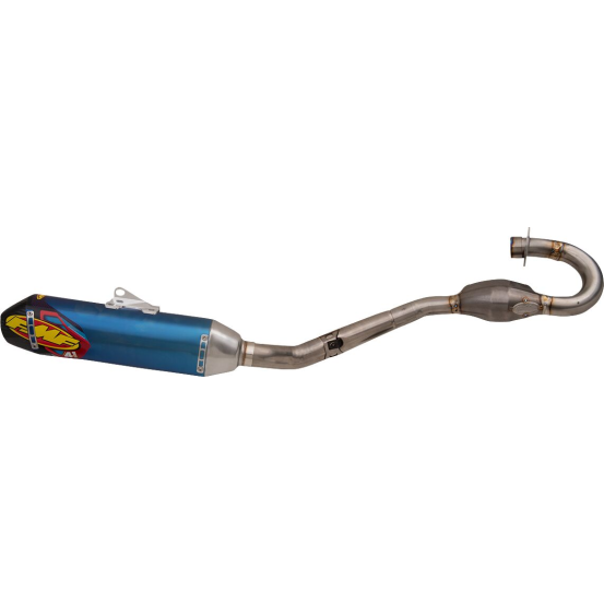 Ligne échappement FMF 4.1 RCT Bleu anodisé Carbone Megabomb KAWASAKI 450 KXF 2019-2020