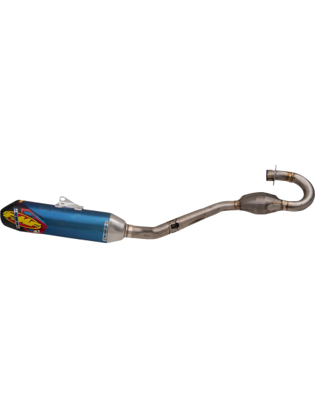 Ligne échappement FMF 4.1 RCT Bleu anodisé Carbone Megabomb KAWASAKI 450 KXF 2019-2020