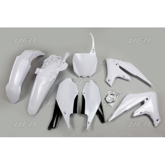 KIT PLASTIQUES - Blanc - UFO Yamaha 250 YZ F 2019 / 450 YZ F 2018-2019