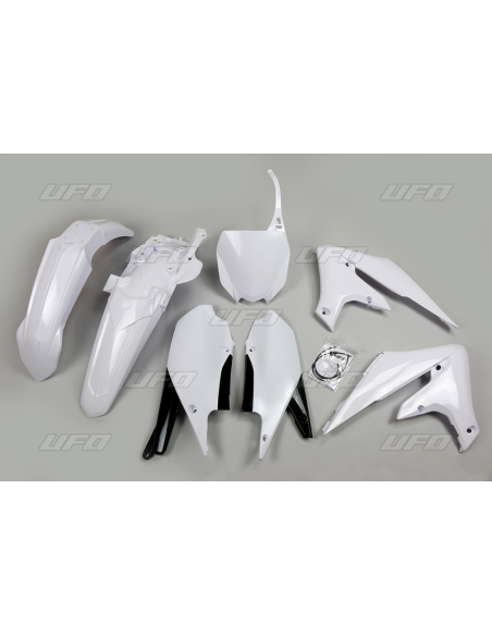KIT PLASTIQUES - Blanc - UFO Yamaha 250 YZ F 2019 / 450 YZ F 2018-2019