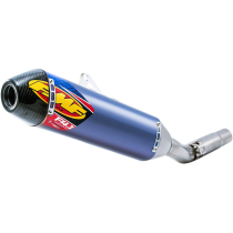 Silencieux FMF Factory 4.1 RCT Titane Anodisé Bleu embout carbone Yamaha YZ 250 F 2014-2018 WR 250 F 2015-2018