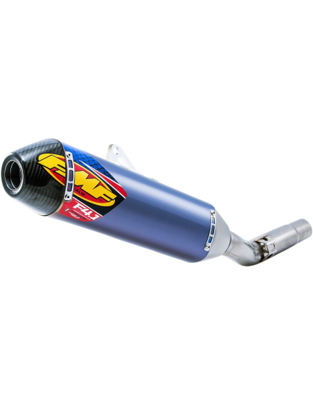 Silencieux FMF Factory 4.1 RCT Titane Anodisé Bleu embout carbone Yamaha YZ 250 F 2014-2018 WR 250 F 2015-2018