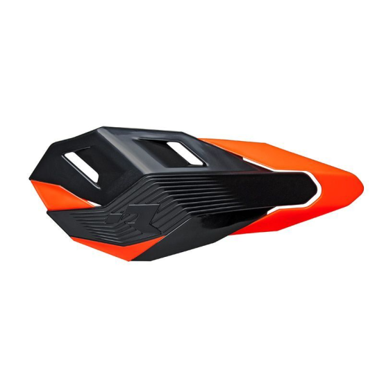 Protèges mains - Noir Orange - RTECH HP3 Cross