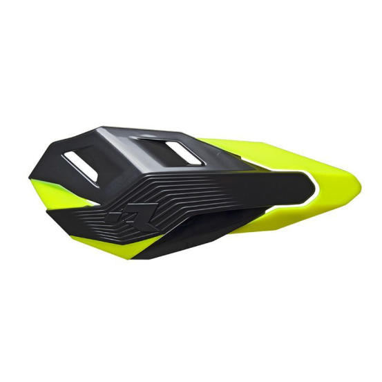 Protèges mains - Noir Jaune - RTECH HP3 Cross