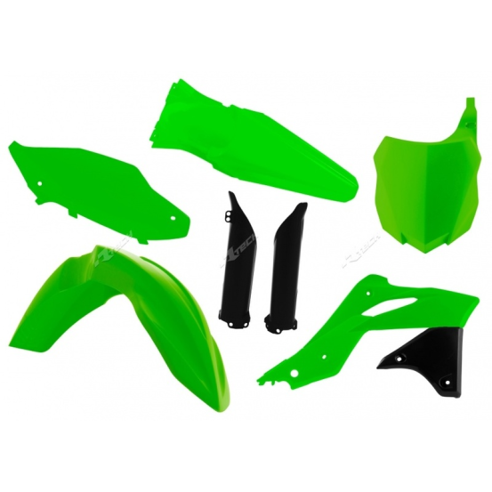 Kit plastiques - Vert Fluo - RACETECH kawasaki 250 kx-f 2013-2016