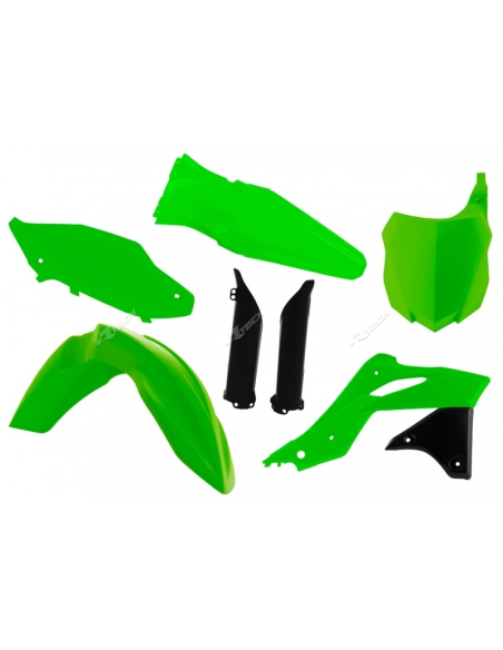 Kit plastiques - Vert Fluo - RACETECH kawasaki 250 kx-f 2013-2016