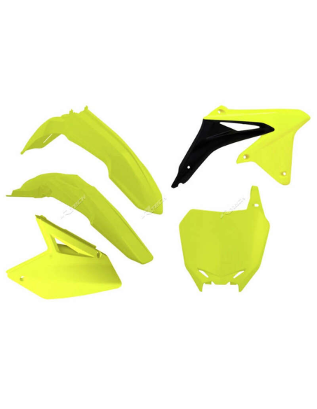 Kit Plastique - Jaune Fluo - RACETECH Suzuki 450 RM-Z 2008-2017