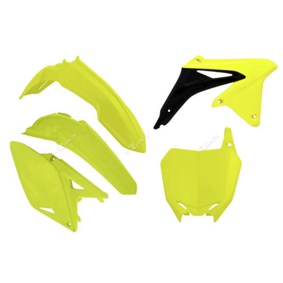 Kit Plastique - Jaune Fluo - RACETECH Suzuki 250 RM-Z 2010-2017