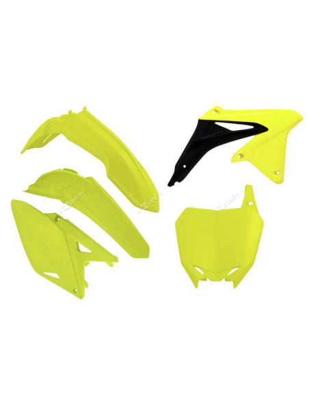 Kit Plastique - Jaune Fluo - RACETECH Suzuki 250 RM-Z 2010-2017