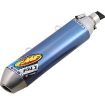 Silencieux FMF Factory 4.1 RCT Titane Anodisé Bleu Embout Titane KTM SXF/EXCF, HUSQVARNA FC/FE 2016-2017
