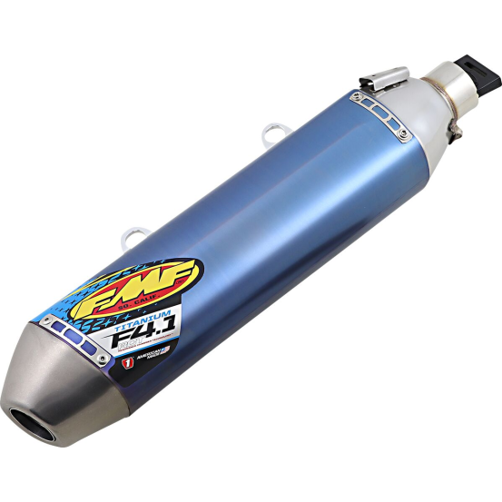 Silencieux FMF Factory 4.1 RCT Titane Anodisé Bleu Embout Titane KTM SXF/EXCF, HUSQVARNA FC/FE 2016-2017
