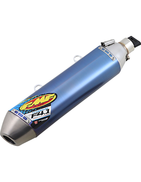 Silencieux FMF Factory 4.1 RCT Titane Anodisé Bleu Embout Titane KTM SXF/EXCF, HUSQVARNA FC/FE 2016-2017