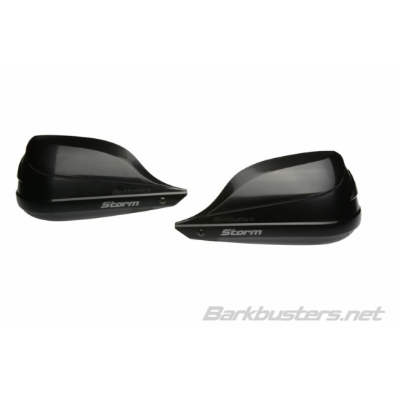 Kit protège mains BARKBUSTERS Storm point d'attache embout du guidon creux - Noir