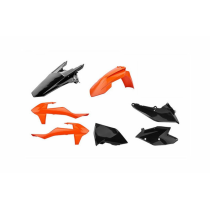 Kit plastiques - Orange Noir - POLISPORT KTM SX SX-F 2019-2022
