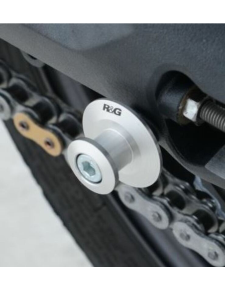 Pions de bras oscillant - diabolos R&G RACING M8 x 1.25 argent