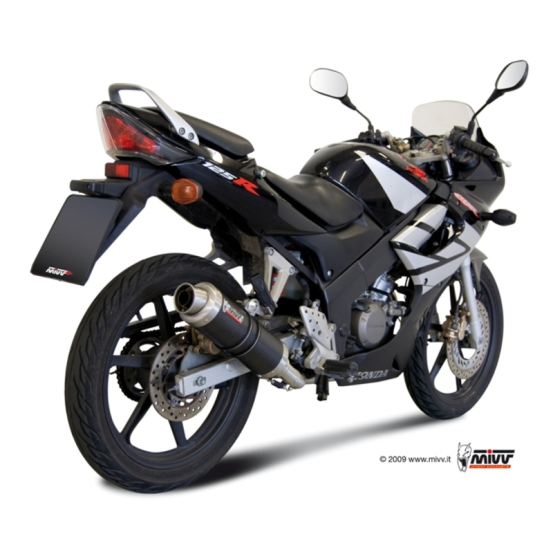 Ligne complète MIVV GP carbone Honda CBR125R 2004-2010