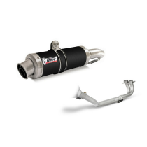 Ligne complète MIVV GP inox noir Yamaha T-MAX 500 2001-2007