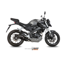 Ligne complète MIVV Suono inox silencieux inox brossé noir Yamaha 125, MT/YZF-R 2014-2016