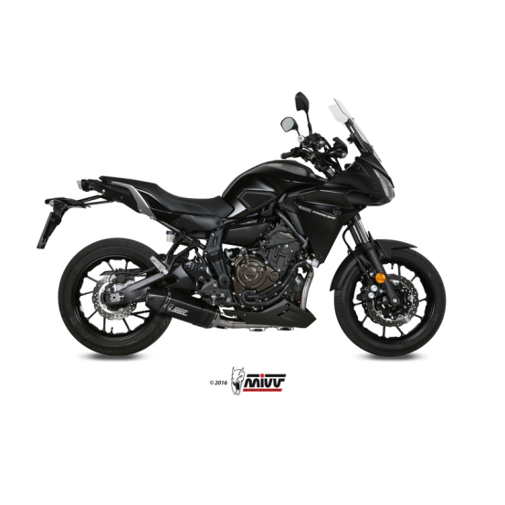 Ligne MIVV Speed Edge Inox Noir Carbone Yamaha 700 MT-07 Tracer 2016-2017