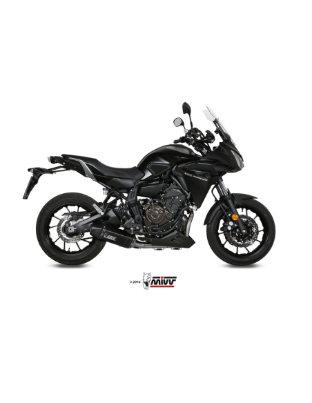 Ligne MIVV Speed Edge Inox Noir Carbone Yamaha 700 MT-07 Tracer 2016-2017