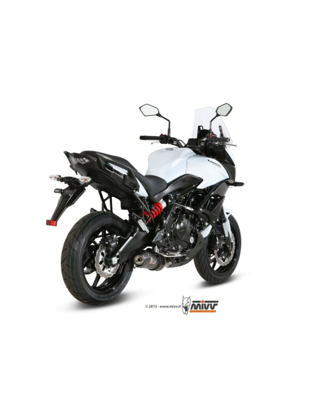 Ligne complète MIVV OVAL carbone complet Kawasaki Versys 650 2015-2016