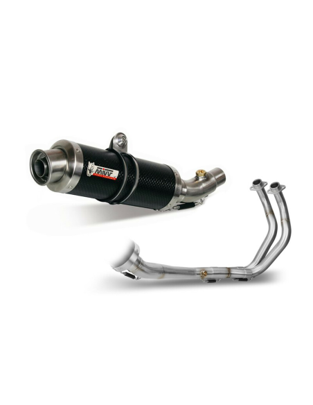 Ligne complète MIVV GP carbone Yamaha MT-07 2014-2017 position haute