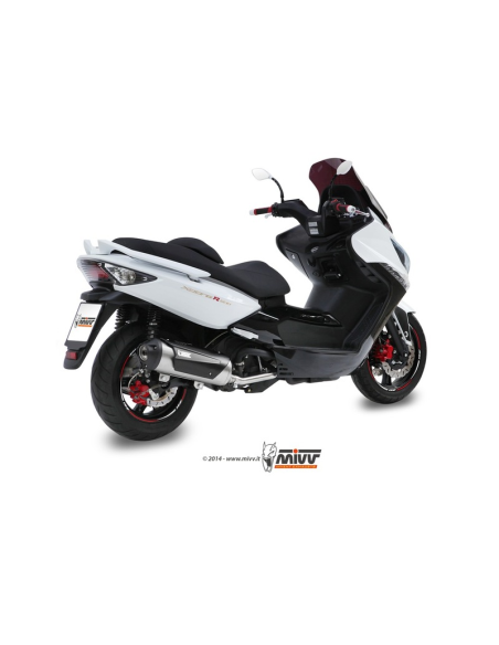Ligne complète MIVV Urban inox Kymco Xciting 500 2010-2014