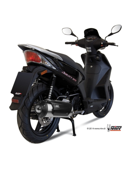 Ligne complète MIVV Urban catalysée inox Kymco Agility 125/150 2008-2012, Kymco People S 125/200 2007-2012