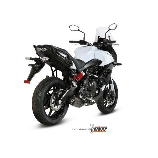 Ligne complète MIVV SUONO acier noir Kawasaki Versys 650 2015-2016