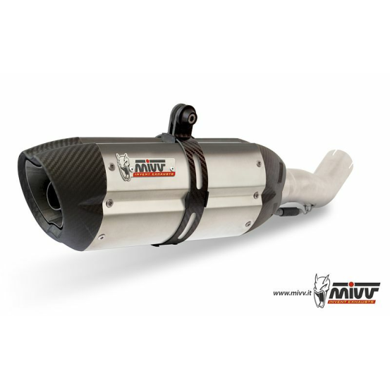 Ligne échappement MIVV Suono Inox Carbone complète YAMAHA T Max 500 08-11